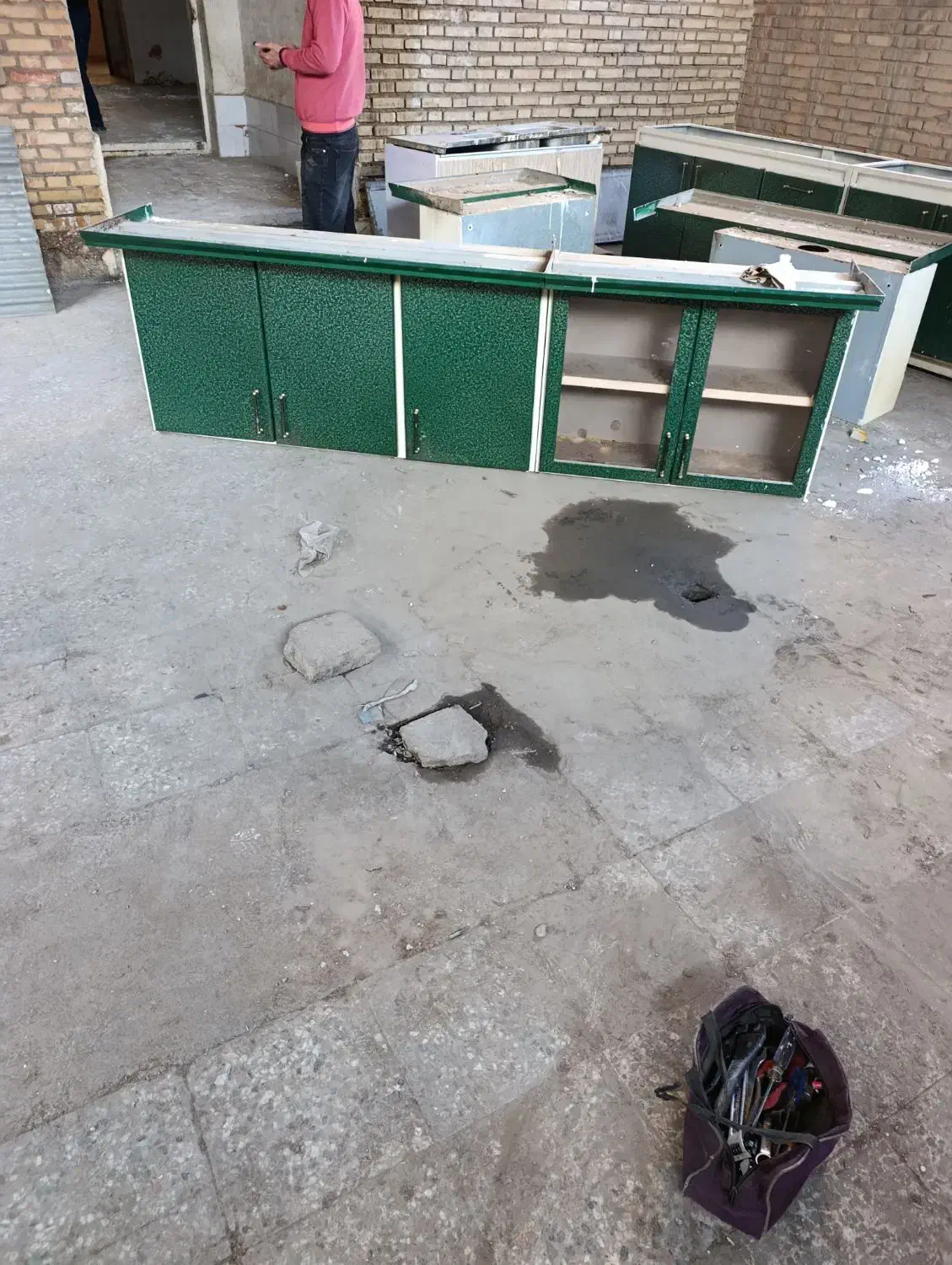 کابینت آشپزخانه فلزی|مصالح و تجهیزات ساختمان|اهواز, منبع اب|دیوار