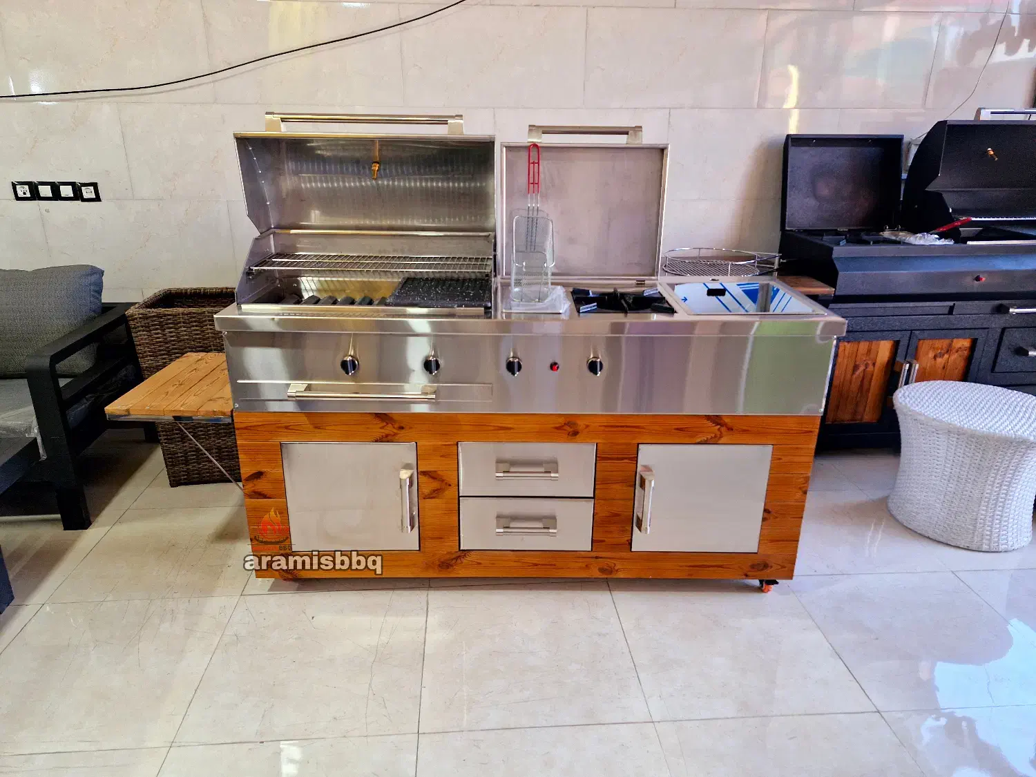 باربیکیو تمام استیل 304 در ابعاد مختلف|اجاق گاز و لوازم برقی پختوپز|تهران, مطهری|دیوار
