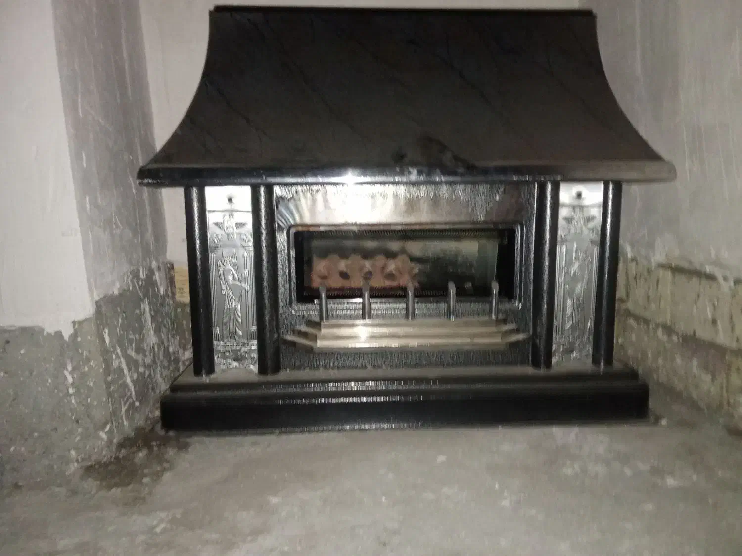 بخاری شومینه 30هزار|بخاری، هیتر، شومینه|دهگلان, |دیوار