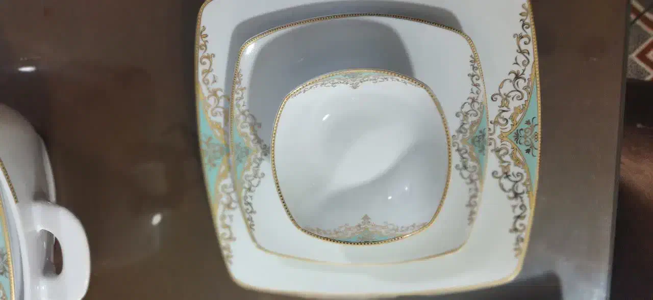 چینی 12 نفره لورین|ظروف سرو و پذیرایی|بندرعباس, |دیوار