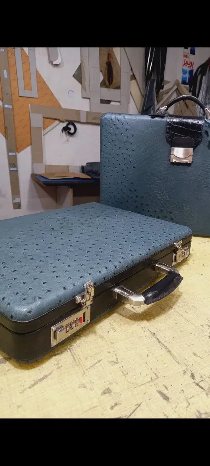 کیف سامسونت با چرم شتر مرغ|کیف، کفش، کمربند|ری, صفاییه (چشمه علی)|دیوار