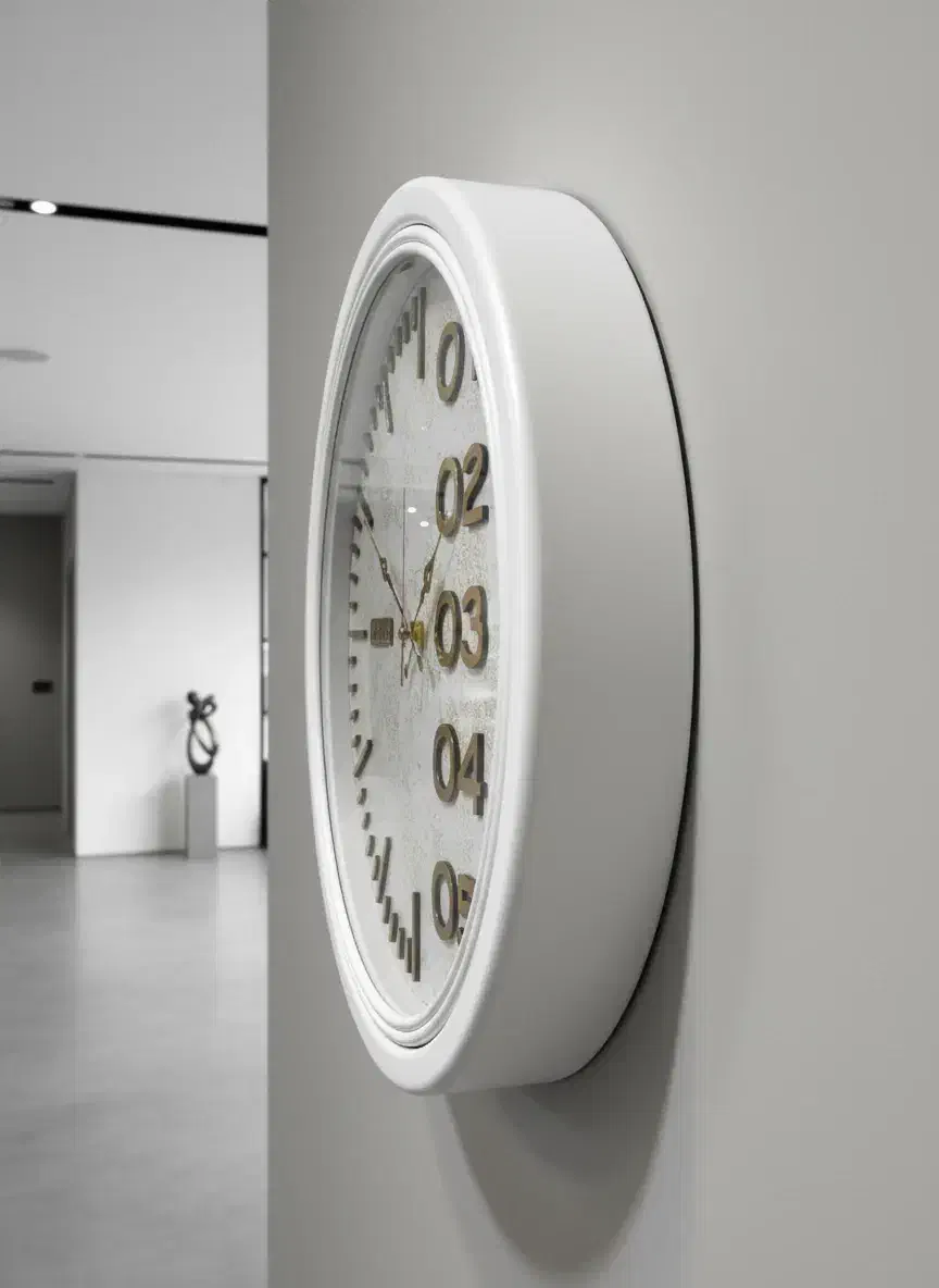 ساعت دیواری آرام گرد لیندو|ساعت دیواری و تزئینی|تبریز, |دیوار