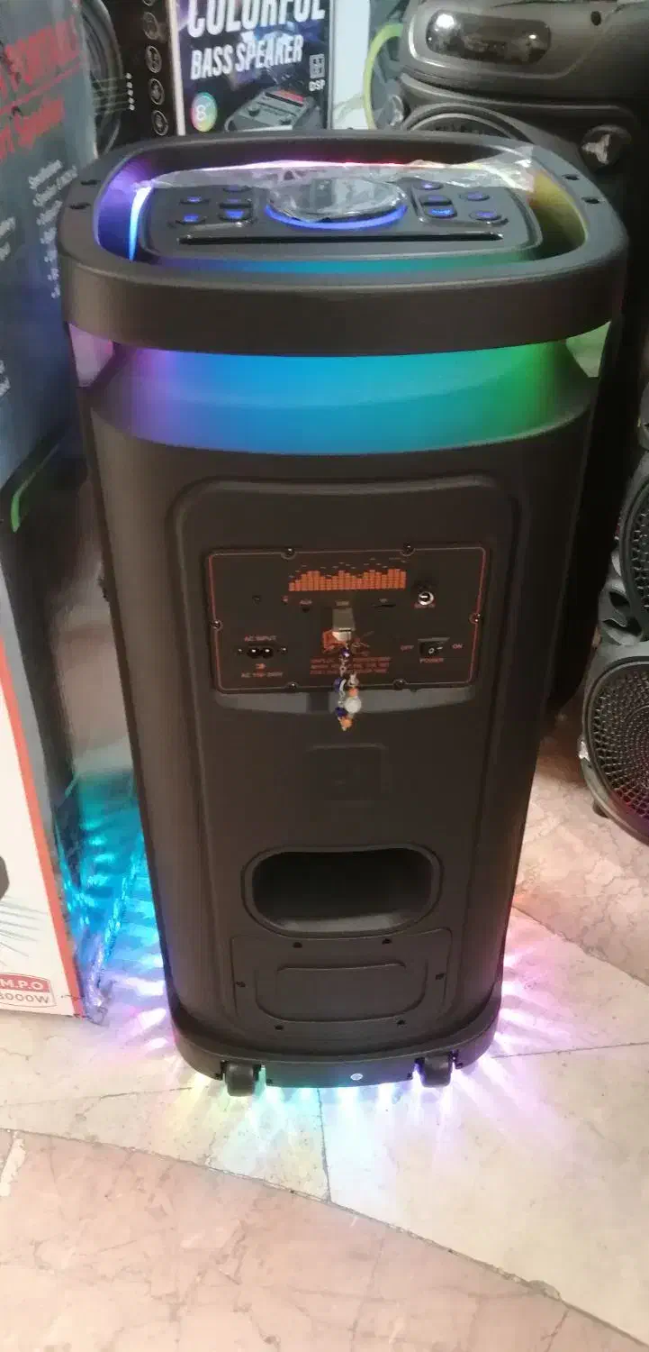 اسپیکر باند8249فول حرفه ای پارتی باکس.بمب صدا|سیستم صوتی خانگی|تهران, بلورسازی|دیوار