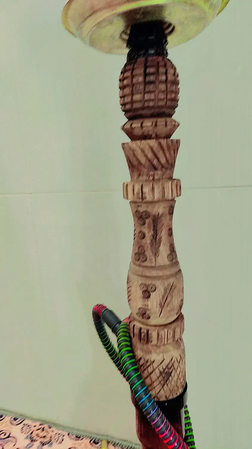 قلیون چوب گردو|صنایع دستی و سایر لوازم تزئینی|بیرجند, |دیوار