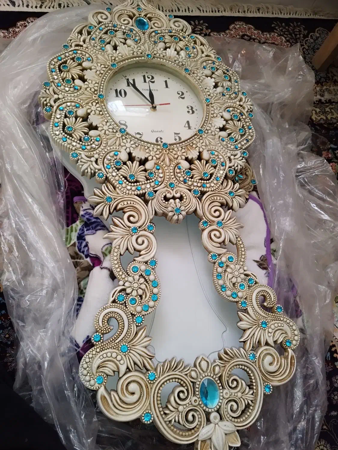 ساعت دیواری|ساعت دیواری و تزئینی|مبارکه, |دیوار