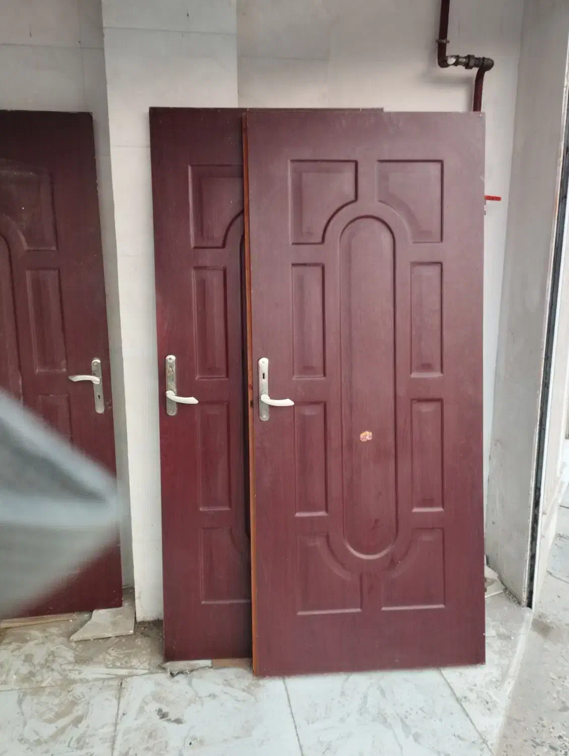 درب منزل با چهارچوب|مصالح و تجهیزات ساختمان|رشت, حومه رشت|دیوار