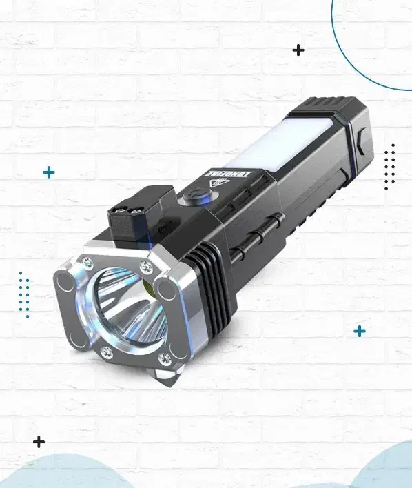 چراغ قوه اضطراری چند کاره|کوهنوردی و کمپینگ|شیراز, باغ تخت|دیوار