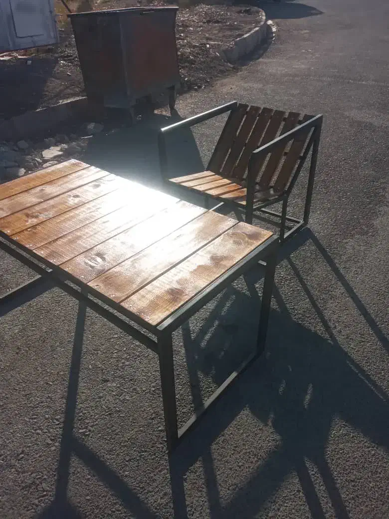 میز و صندلی دست ساز|صندلی و نیمکت|زنجان, |دیوار