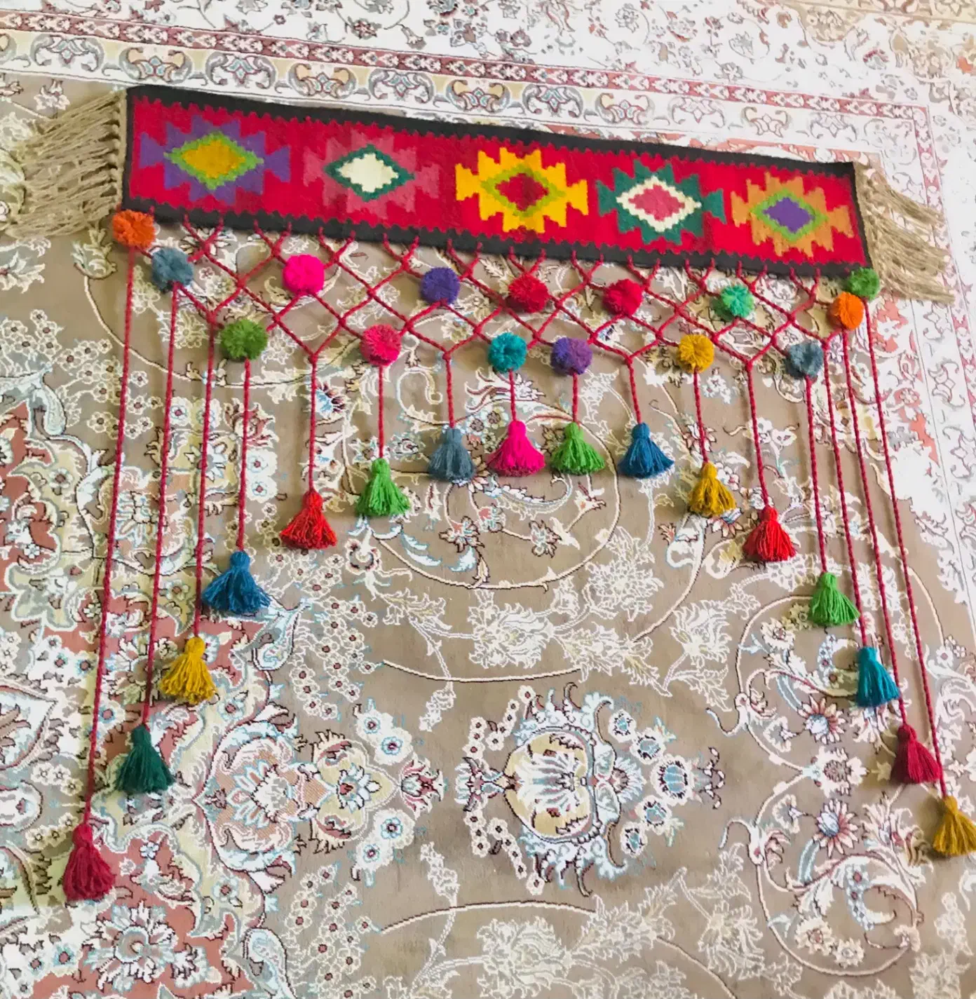 پرده سنتی دستبافت|گلیم، جاجیم، گبه|تهران, دکتر هوشیار|دیوار