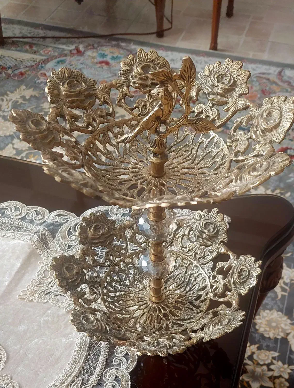 شکلات وشیرینی خوری برنز|ظروف سرو و پذیرایی|زنجان, |دیوار