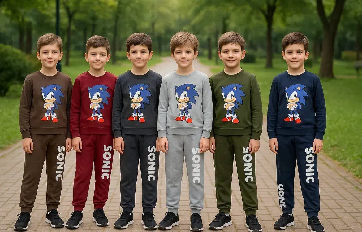 عمده جینی - ست پسرانه ۶ شماره SONIC|کفش و لباس بچه|رشت, بازار|دیوار