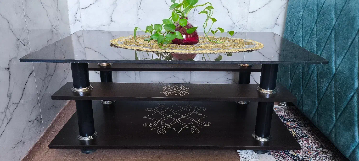 جلو مبلی شیشه ای|مبلمان خانگی و میز عسلی|گرگان, |دیوار