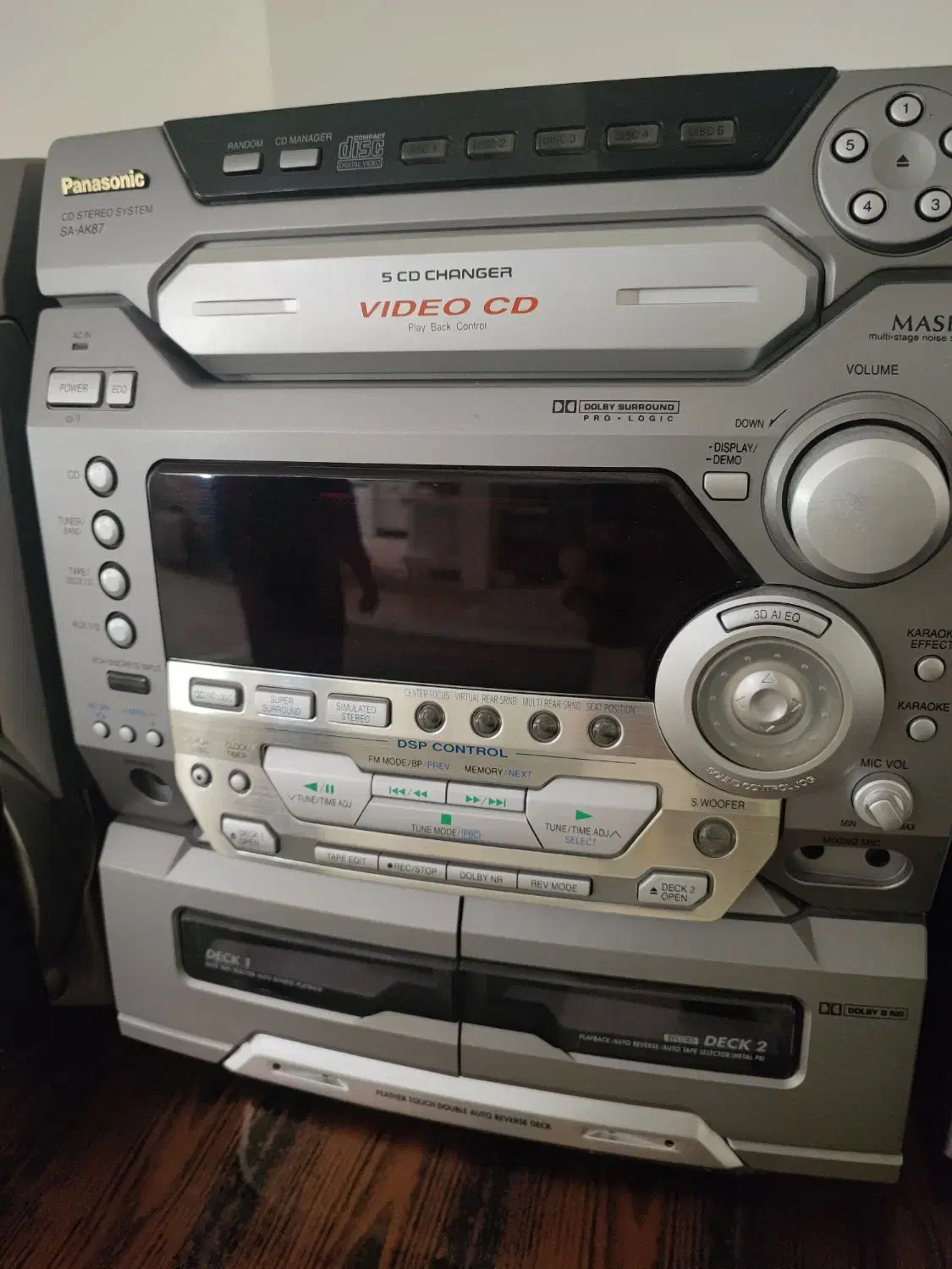 رادیو ضبط سی دی خور پاناسونیک اصل|سیستم صوتی خانگی|تبریز, |دیوار