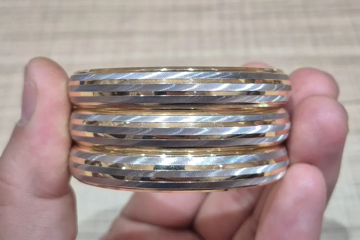 النگوی طلا دست دوم سایز ۱ طرح جدید ترنم با فاکتور|جواهرات|تبریز, |دیوار