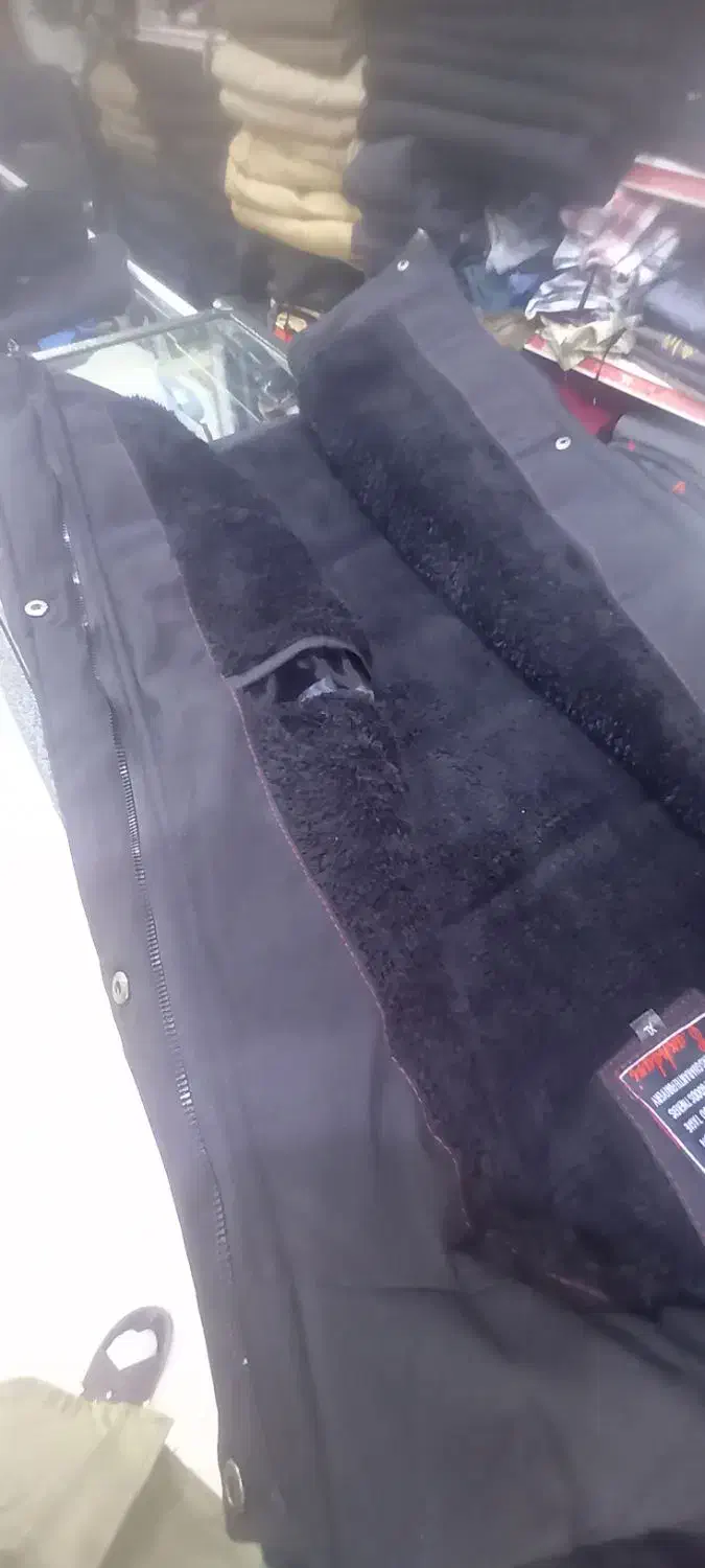 کاپشن مشکی برزنت مردانه و زنانه تولیدی امیر دادا|لباس|اصفهان, مفتح|دیوار