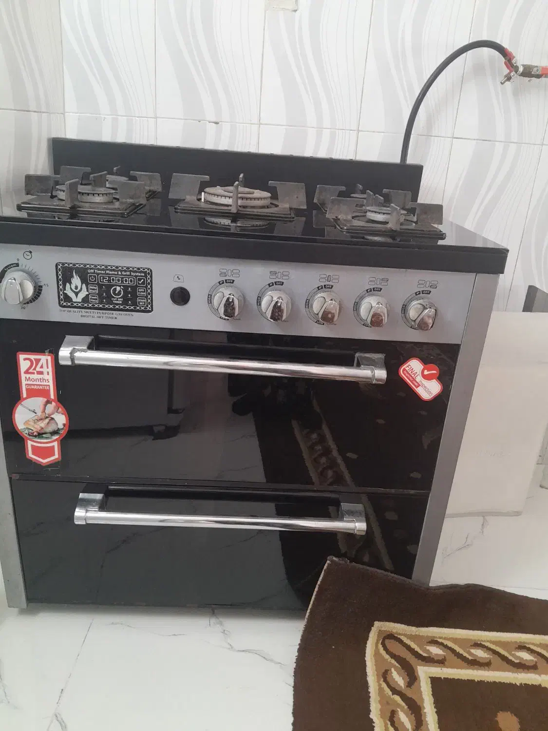 اجاق گاز فاینال پنج شعله جرقه زن طرح فر|اجاق گاز و لوازم برقی پختوپز|دالاهو, |دیوار