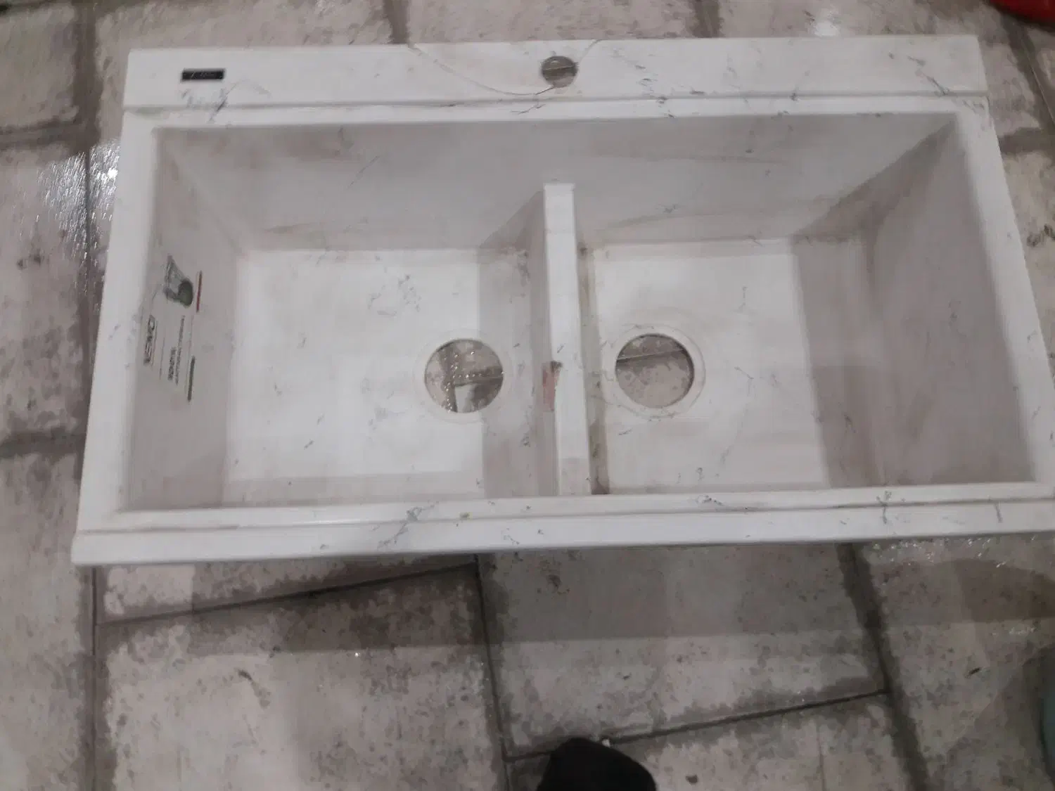 سینک گرانیتی 50×84 دو لگن|مصالح و تجهیزات ساختمان|تهران, ائمه اطهار|دیوار