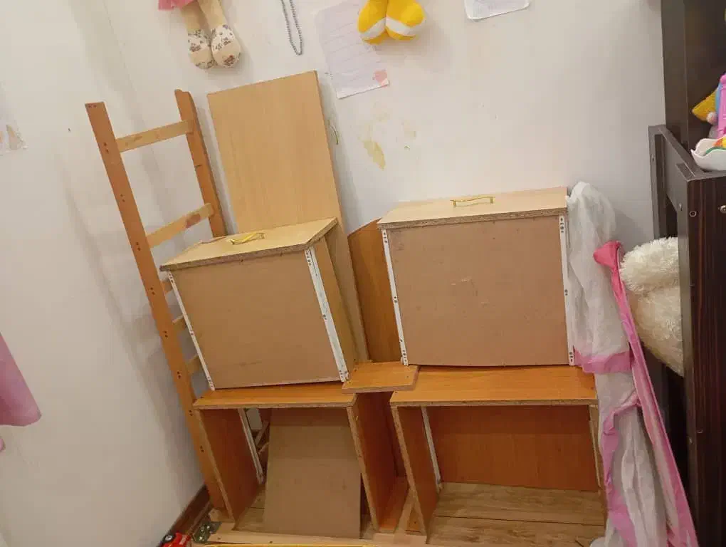 دوعددتخت کودک فروشی|تخت و سرویس خواب|جیرفت, |دیوار