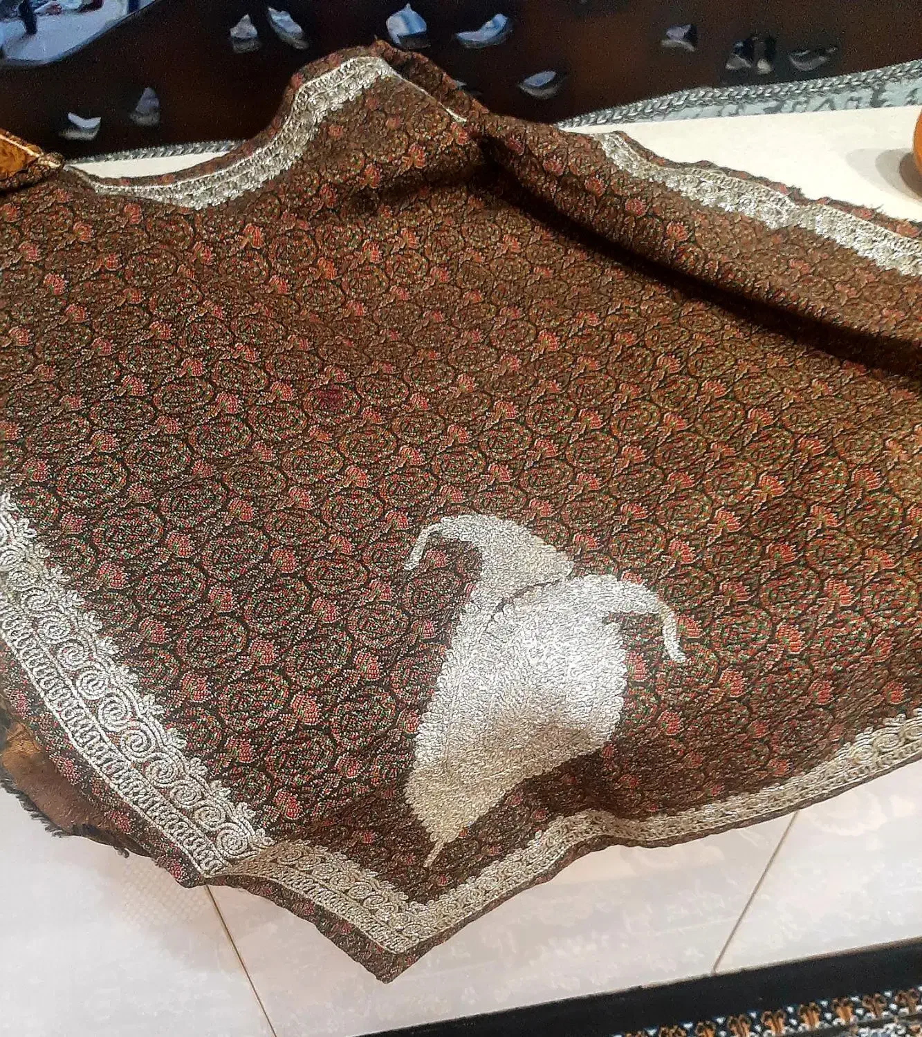 مس ونقره ترمه.لوستر|کلکسیون اشیاء عتیقه|پردیس, فاز ۸|دیوار