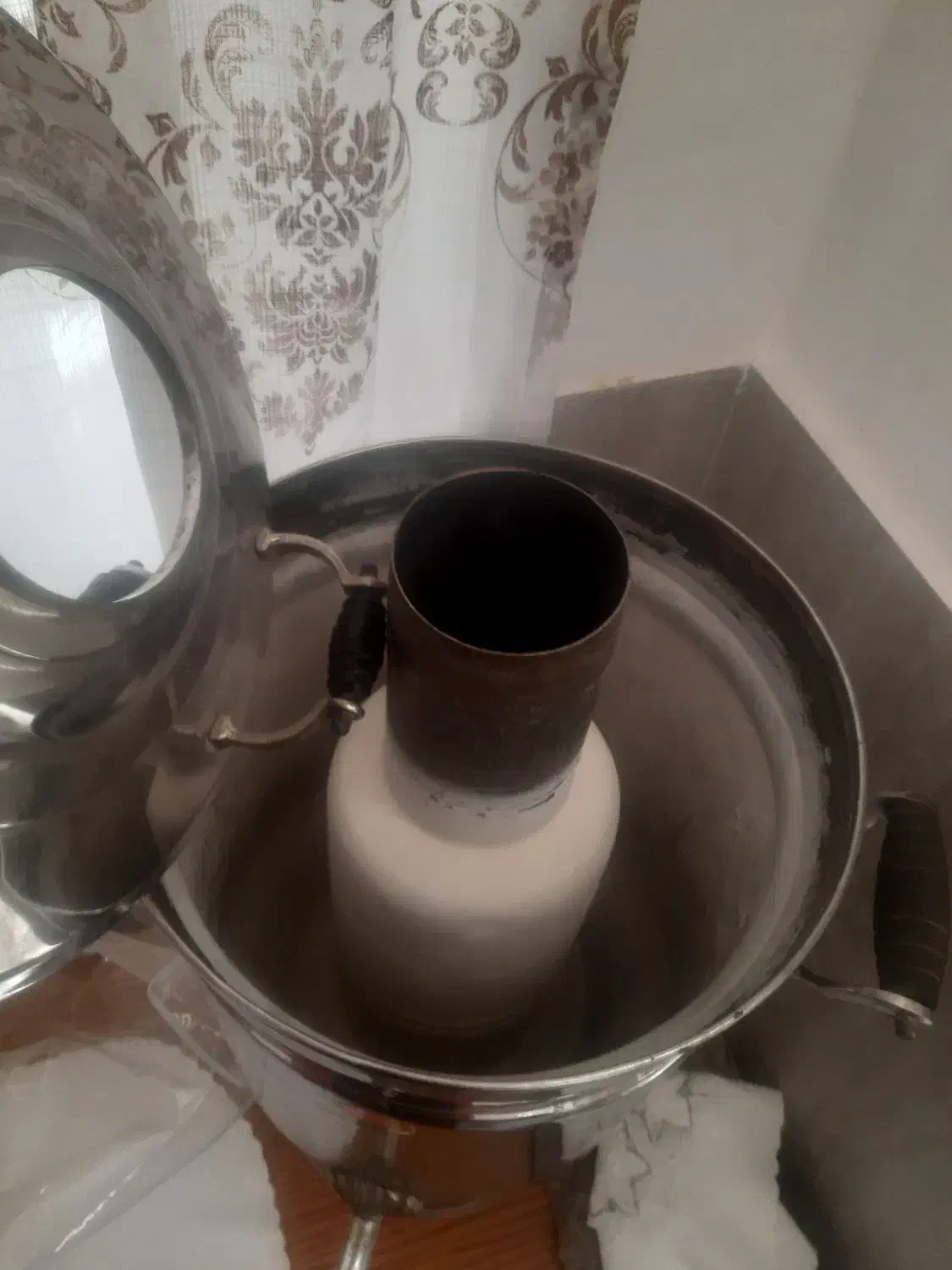 سماور استیل ۲۵ لیتری|سماور، چایساز، قهوهساز|قوچان, |دیوار