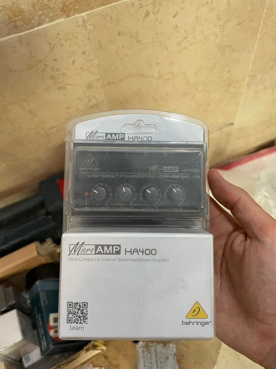 آمپلی‌فایر هدفون Behringer MicroAMP HA400|سیستم صوتی خانگی|کرمان, |دیوار