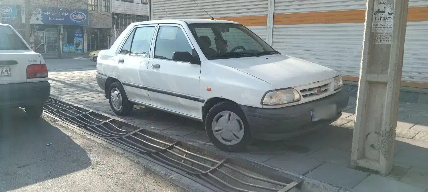 پراید۱۳۱ مدل۱۳۹۶ سفیدبدونه ترک|خودرو سواری و وانت|آبیک, |دیوار