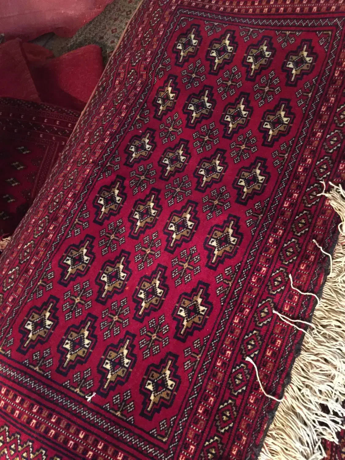 فرش دستبافت پشتی ترکمن جرگلان ۲۵ جفت|فرش|تهران, خانی آباد نو شمالی|دیوار