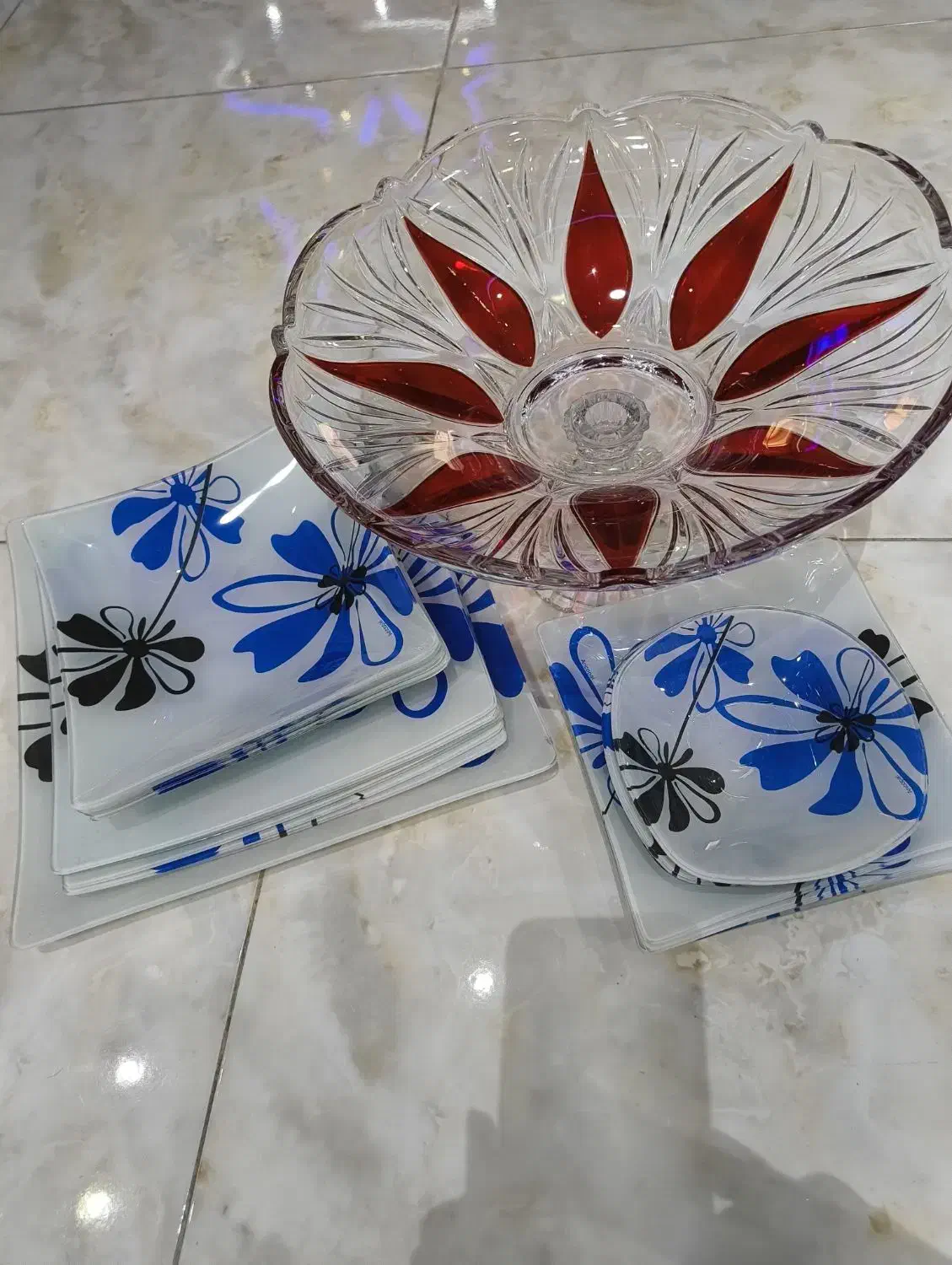 ظرف میوه سرویس آرکوپال اردوخوری گلدان نو|ظروف سرو و پذیرایی|قرچک, مهدیه|دیوار