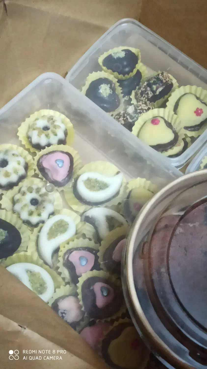 خرمای مجلسی مغز دار و کوکی های رژیمی|خدمات پذیرایی، مراسم|بهبهان, |دیوار