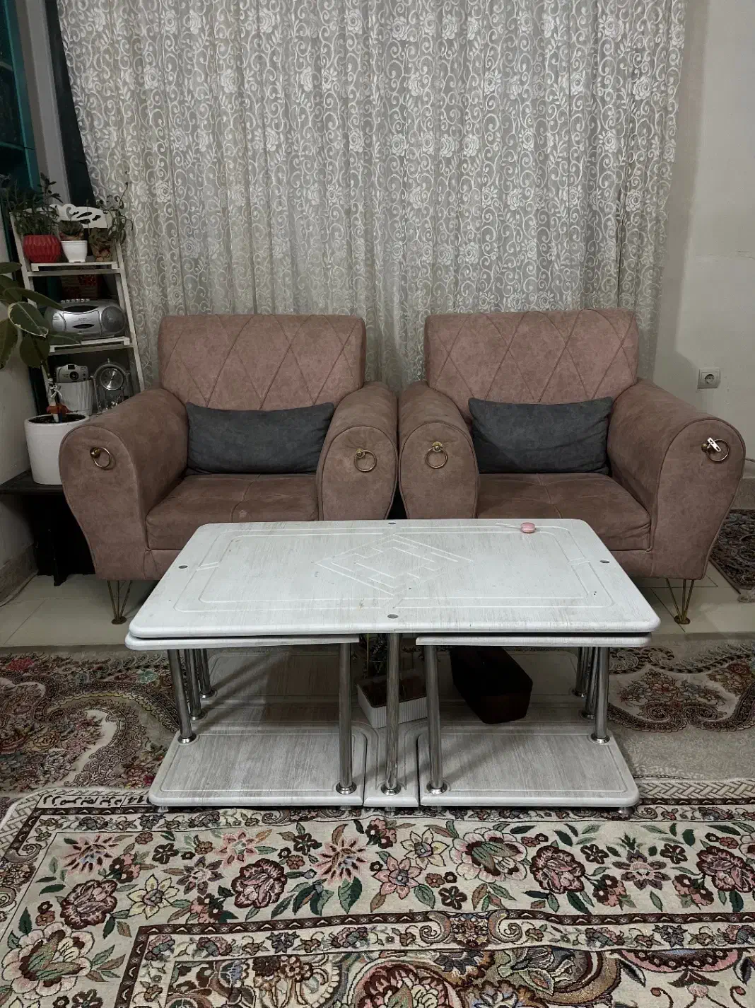 مبل ۷ نفره|مبلمان خانگی و میز عسلی|محمدیه-قزوین, |دیوار