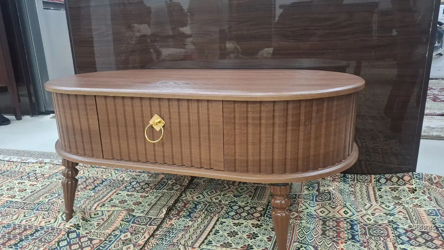 میز جلو مبلی نو همراه با 3 تا عسلی گرد در 3 سایز|مبلمان خانگی و میز عسلی|رضوانشهر, |دیوار