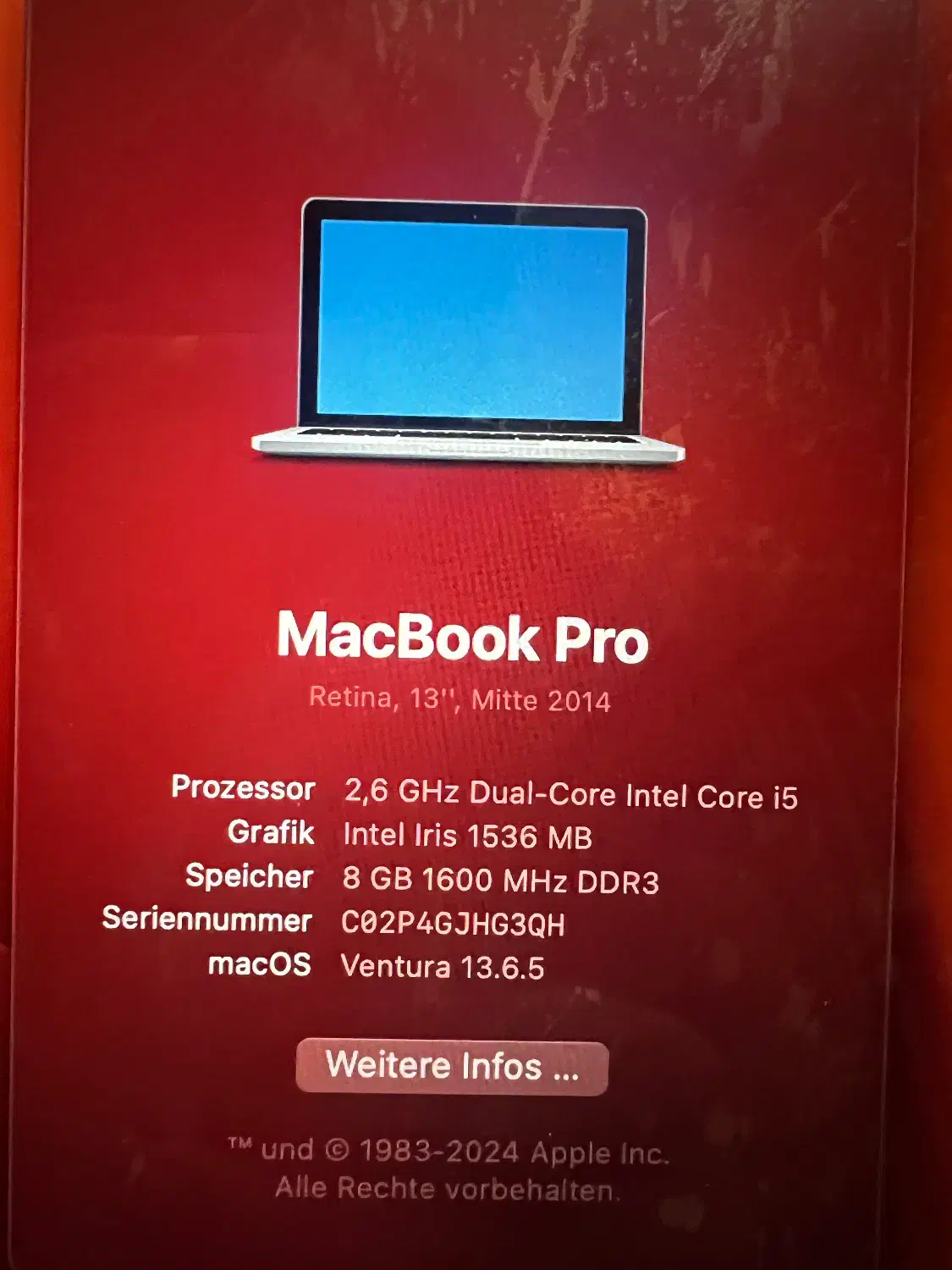 مک بوک پرو ۲۰۱۴|رایانه همراه|تبریز, |دیوار