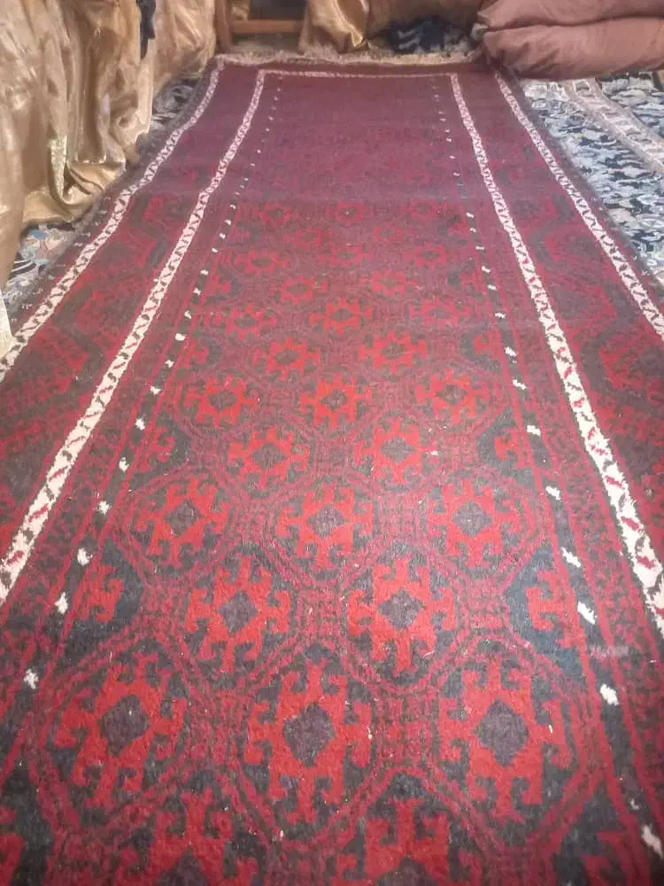 فرش. کناره ۶متری ترکمن|فرش|قزوین, |دیوار