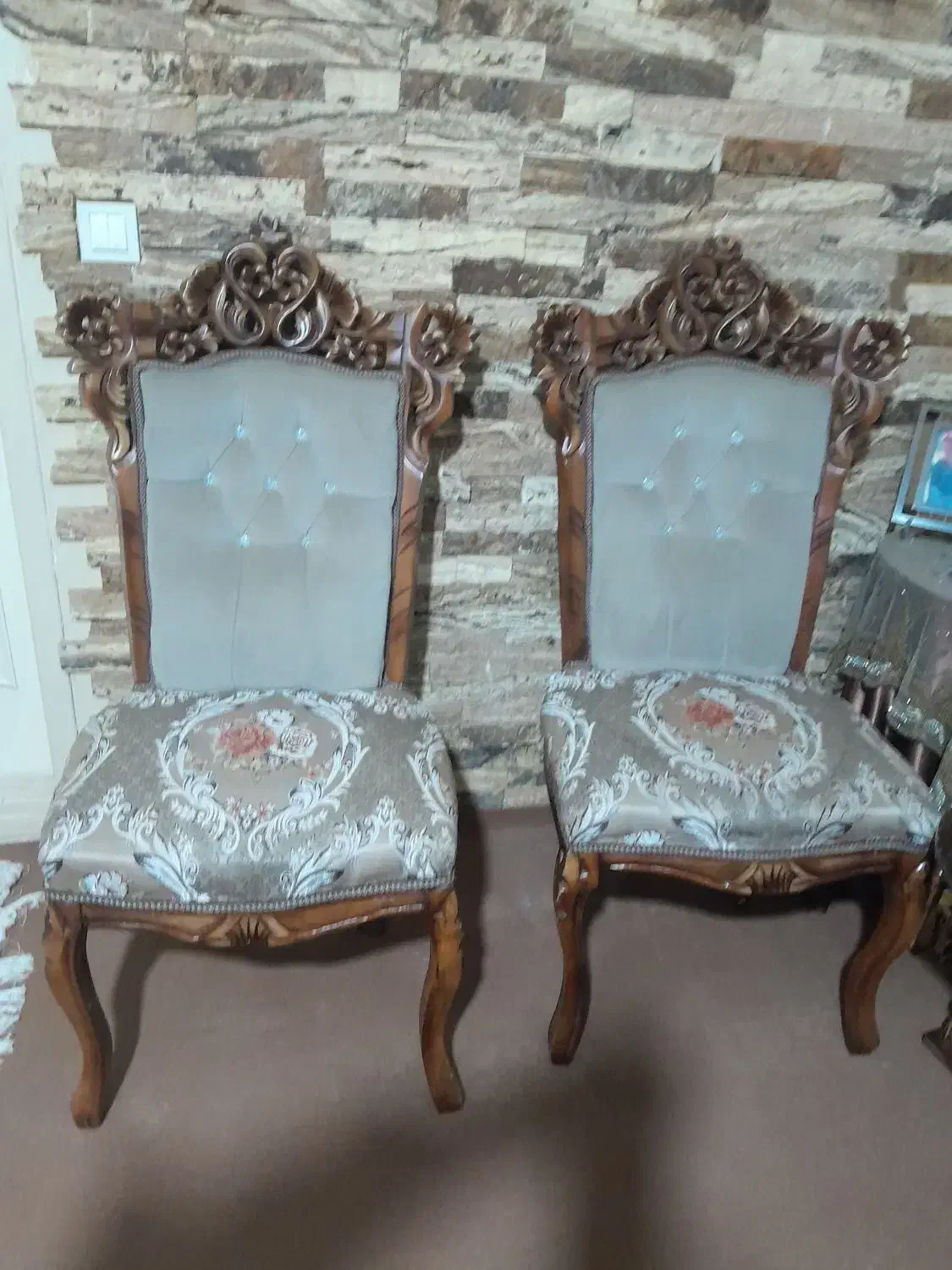 مبل سلطنتی ۹ نقره مناسب باغ|مبلمان خانگی و میز عسلی|قزوین, |دیوار