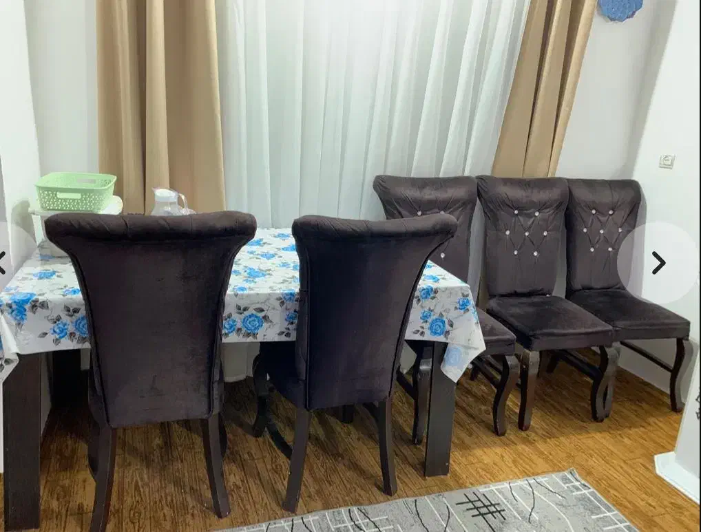 میز غذاخوری ۶نفره|میز و صندلی غذاخوری|رشت, عینک|دیوار