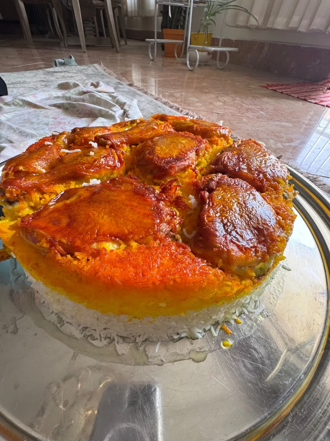 پخت ته چین مرغ مخصوص|خوردنی و آشامیدنی|تهران, دبستان|دیوار