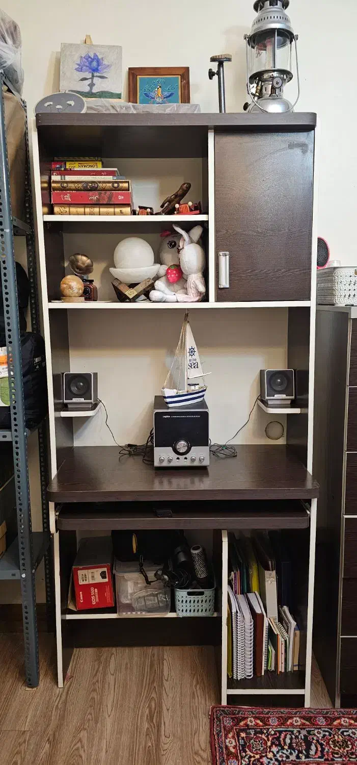 کتابخوانه ام دی اف|کتابخانه، شلف، قفسه‌های دیواری|کرج, گلشهر|دیوار