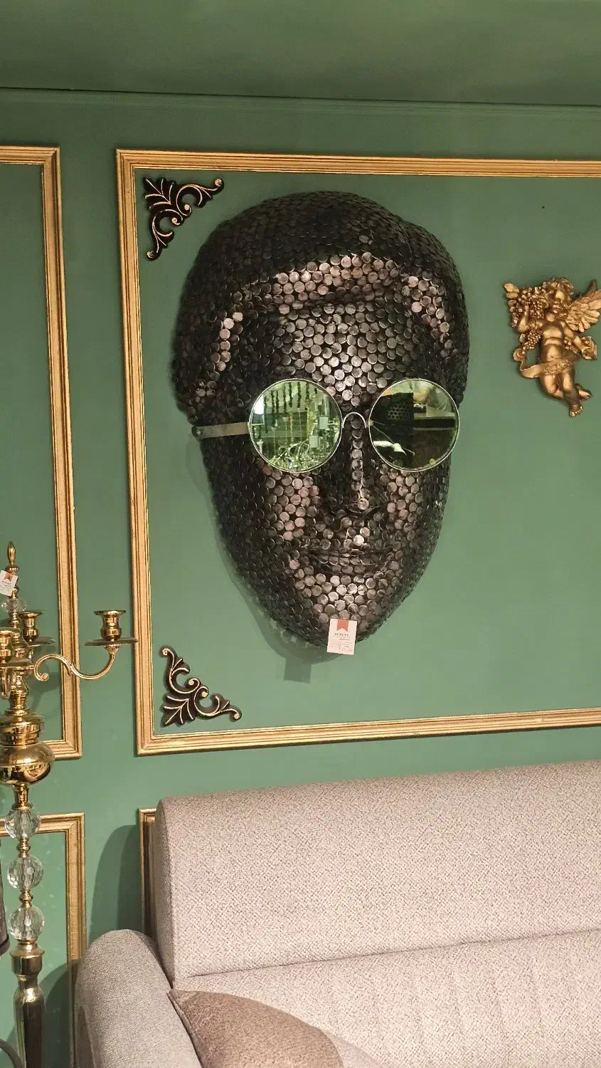 مجسمه دیوار کوب فلزی خاص|مجسمه، تندیس، ماکت|مشهد, توس (بلوار توس)|دیوار