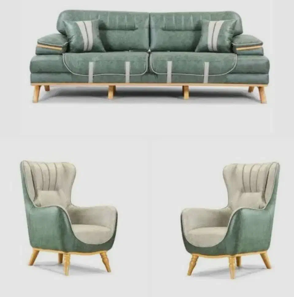 مبل راحتی صدفی نخ پنبه|مبلمان خانگی و میز عسلی|ارومیه, |دیوار