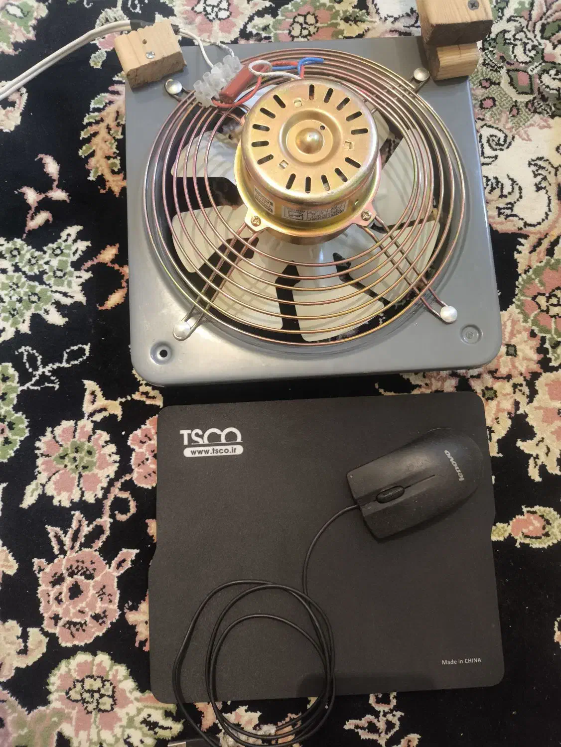 فن و موس|پنکه و تصفیه‌کنندهٔ هوا|هشتگرد, شهرک بعثت|دیوار