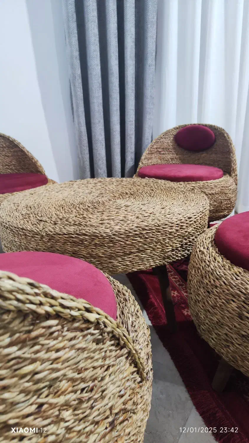 میز و صندلی حصیری|میز و صندلی غذاخوری|صفادشت, |دیوار