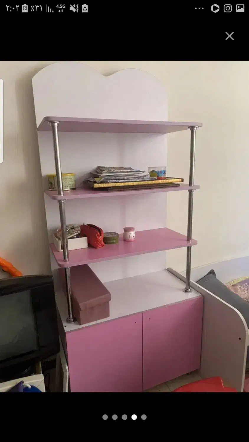 سرویس خواب کامل دخترانه شیک کامل ام دی اف|تخت و سرویس خواب|بیرجند, |دیوار