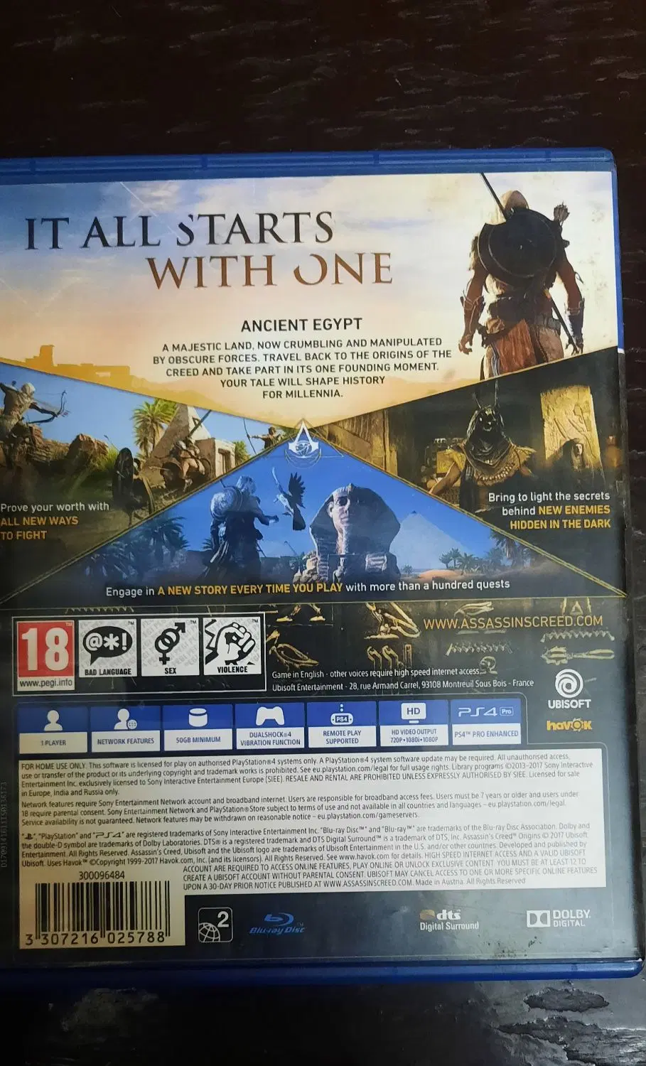 دیسک Assassin's Creed Origins (اساسینز کرید)|کنسول، بازی ویدئویی و آنلاین|تهران, تهراننو|دیوار