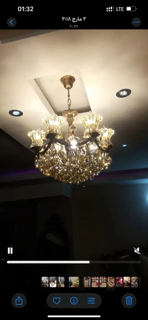 لوستر در حد نو|لوستر و چراغ آویز|اصفهان, مهدی آباد|دیوار