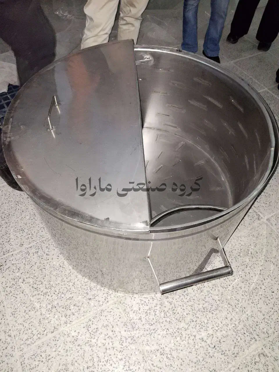 دیگ شیر داغ جوش کن 200 لیتر میکسر پاتیل پروسس تانک|ماشین‌آلات صنعتی|شیراز, جمهوری|دیوار
