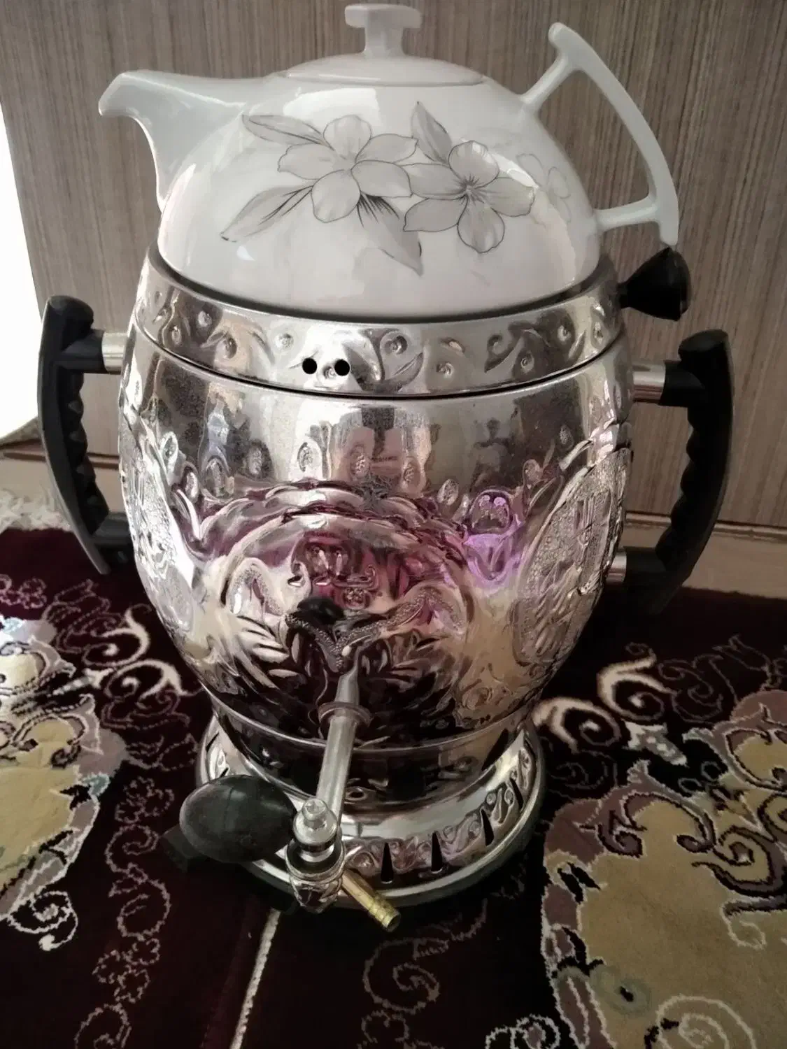 سماور گازی شیک نونو|سماور، چای‌ساز، قهوه‌ساز|بوئین زهرا, |دیوار