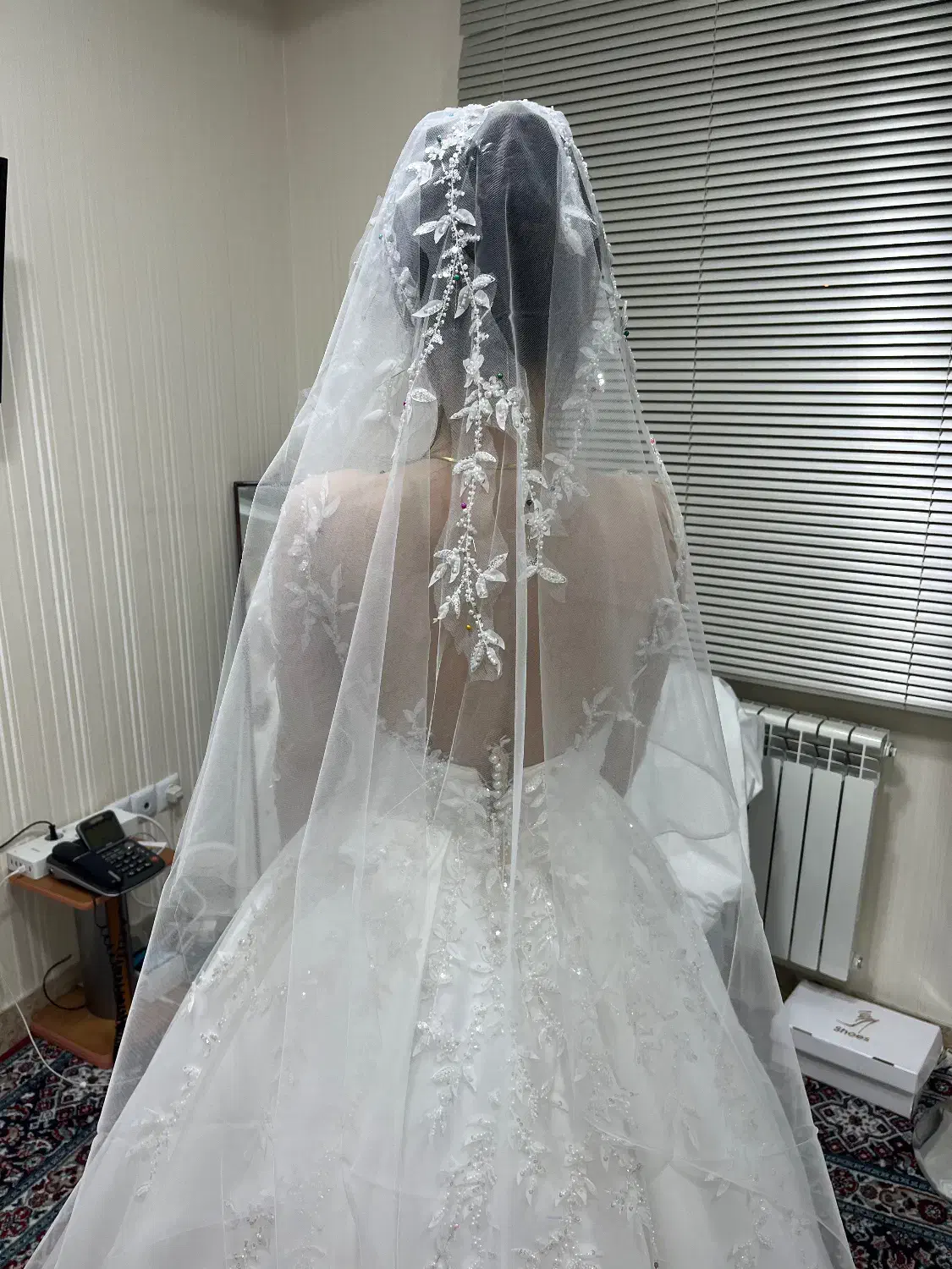 لباس عروس سایز ۳۶،۳۸ کامل نو|لباس|محمودآباد, |دیوار