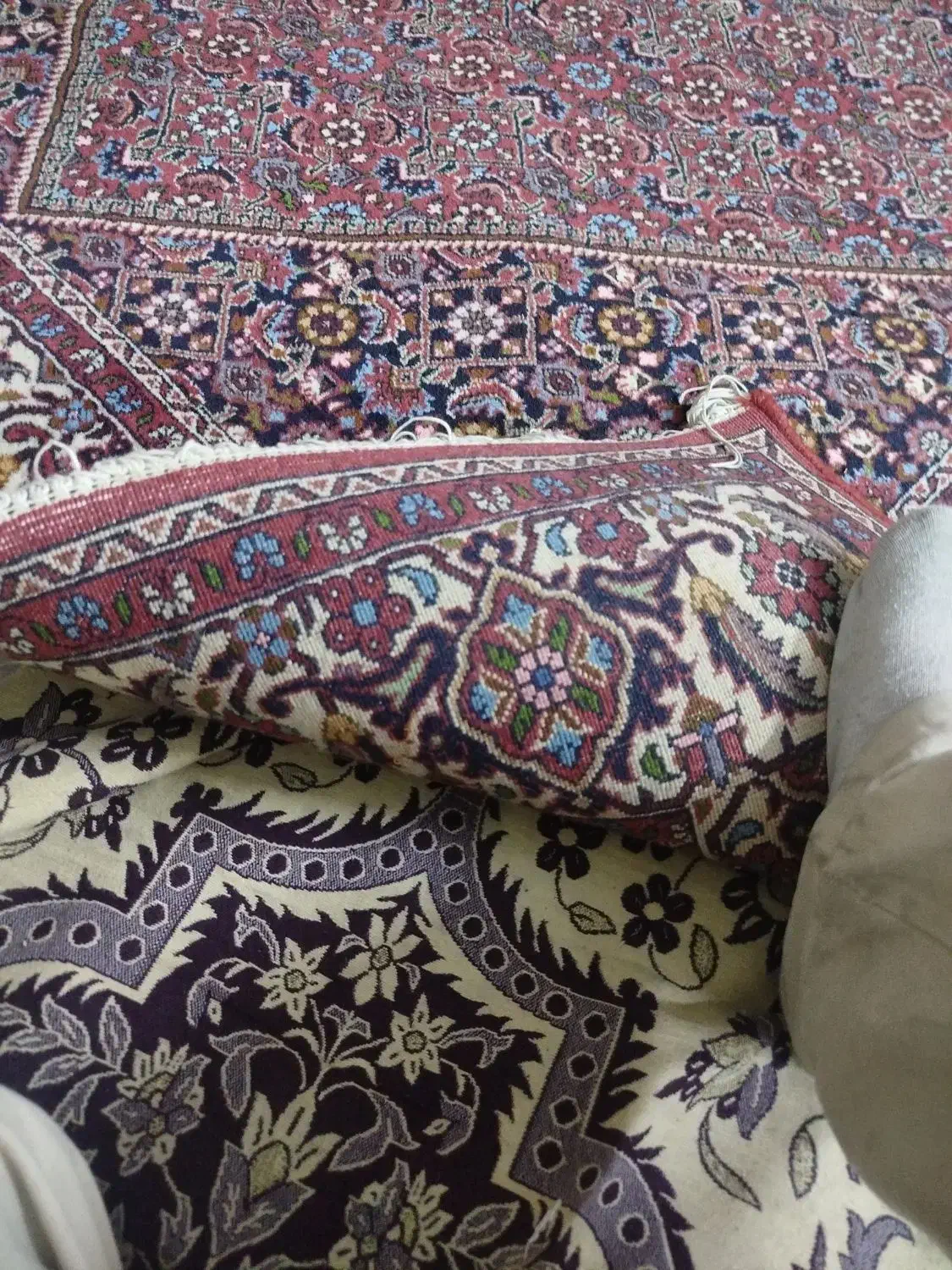 یک جفت قالی دستبافت افشاربیجار بافت 4/7متر|فرش|کرج, حسین آباد (اکبر آباد)|دیوار