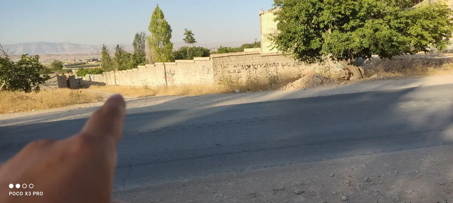 فروش یا معاوضه باغچه هزار متری لب جاده اصلی|فروش خانه و ویلا|شیراز, جمال آباد|دیوار