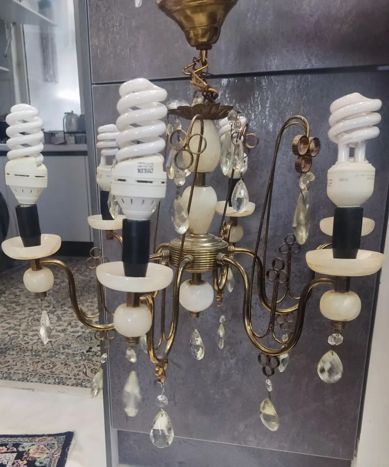 لوستر|لوستر و چراغ آویز|شهریار, اصیل آباد|دیوار